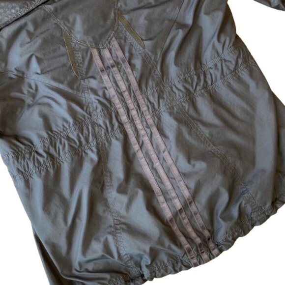 Adidas ClimaProof Convertible Fleece Lined Wind Jacket Women's M Blue - Picture 13 of 15